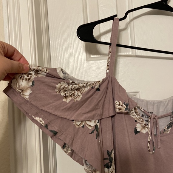 Torrid cold Shoulder Short Sleeve Shirt - Picture 3 of 5